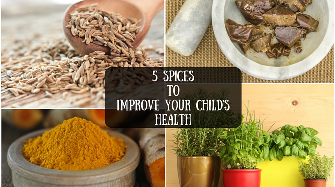 5 Spices to Improve Your Child's Health